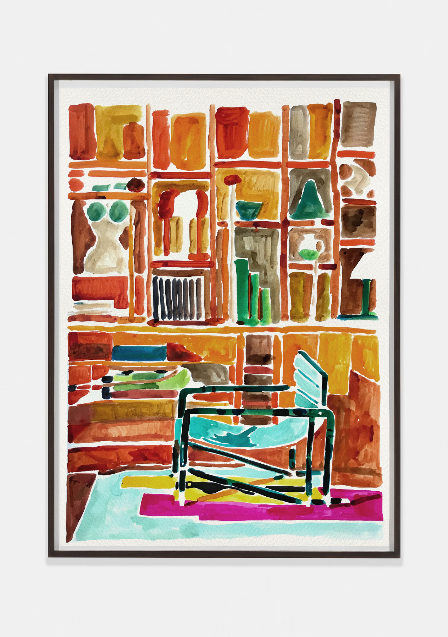 Inside the Studio, Beverley Hills Library Art Print – Kenya Fundraiser