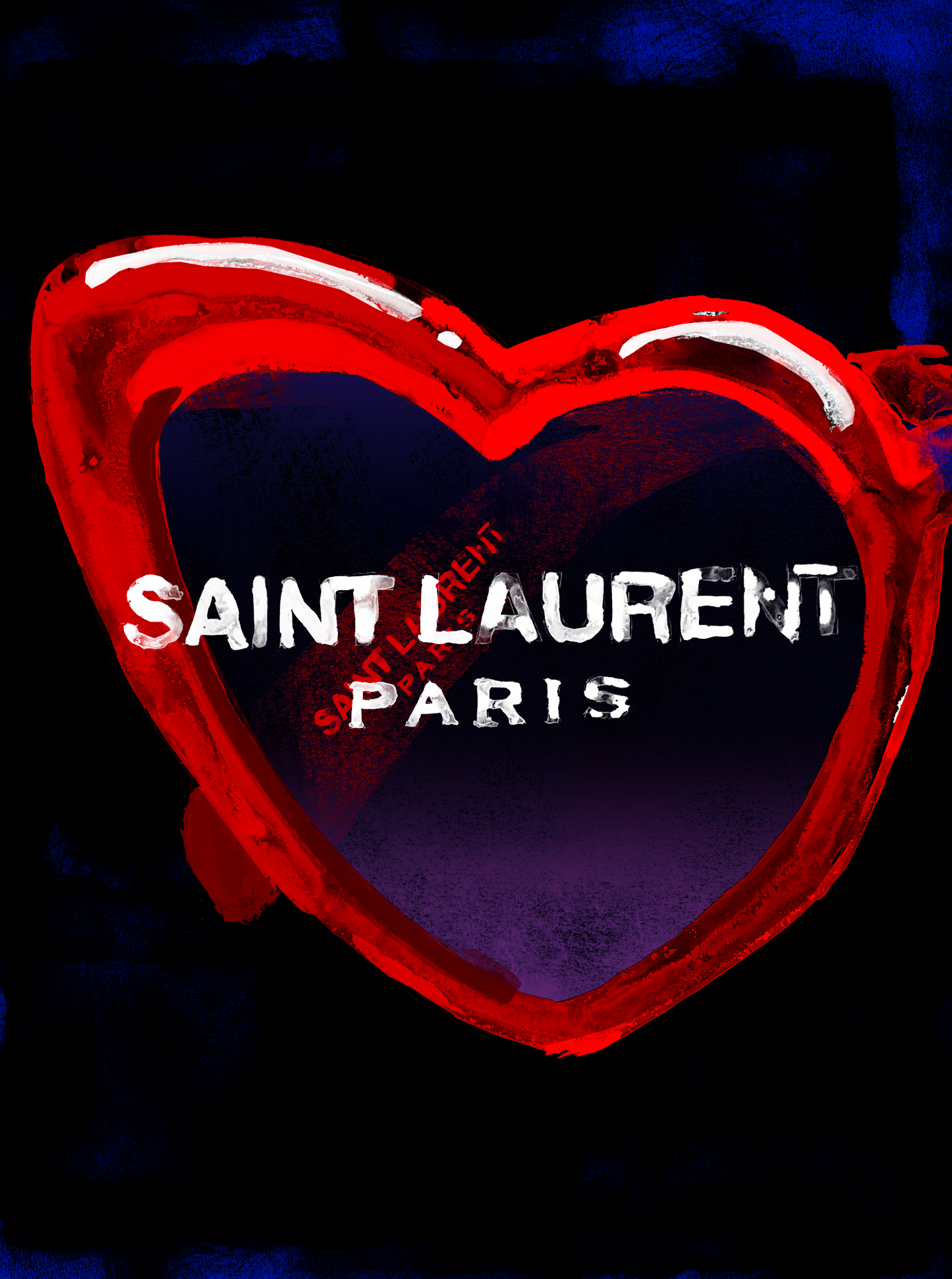 YSL Heart Art Prints (5 colour variations) - Kenya Fundraiser