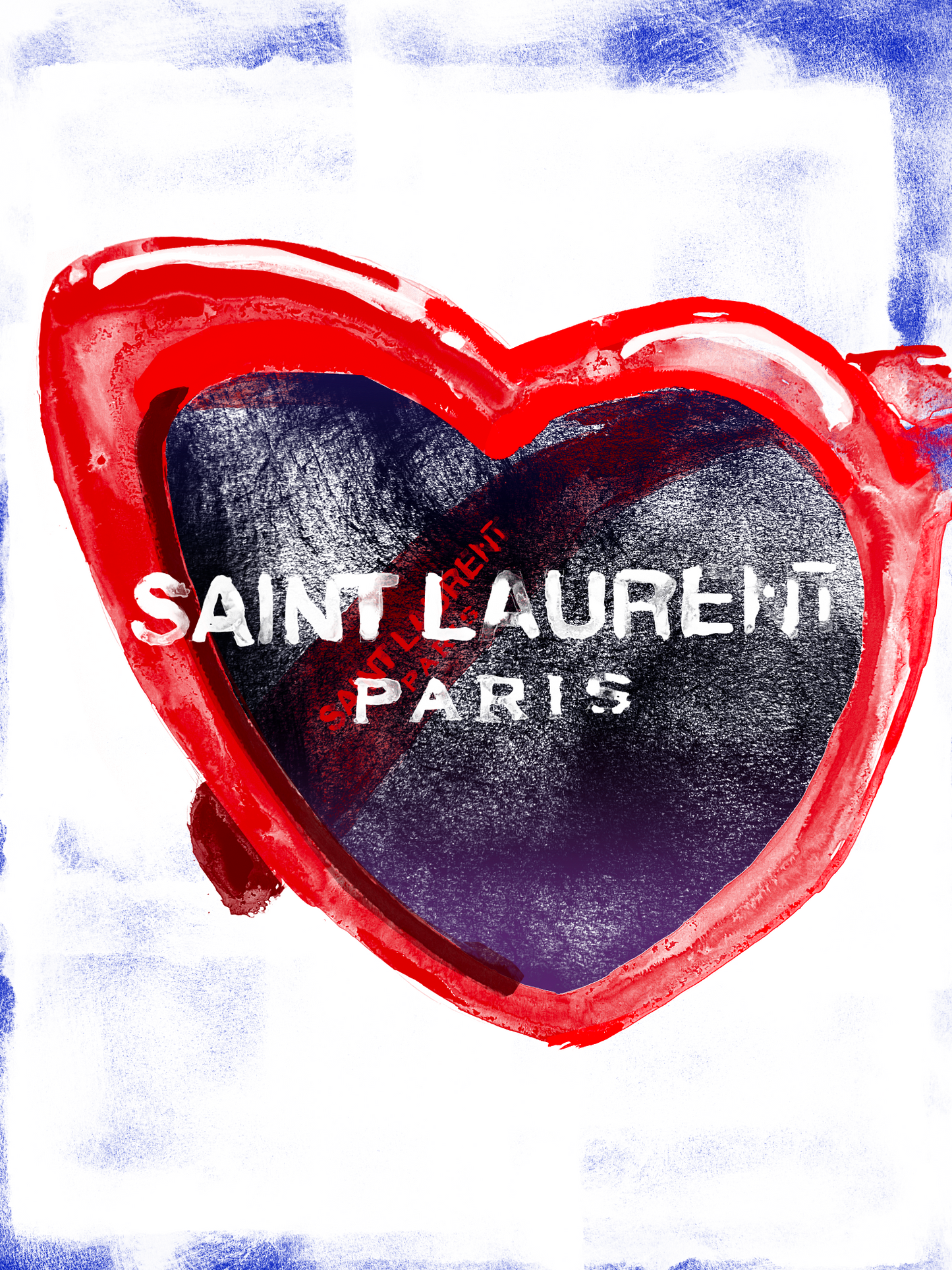 YSL Heart Art Prints (5 colour variations) - Kenya Fundraiser