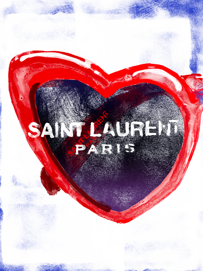 YSL Heart Art Prints (5 colour variations) - Kenya Fundraiser