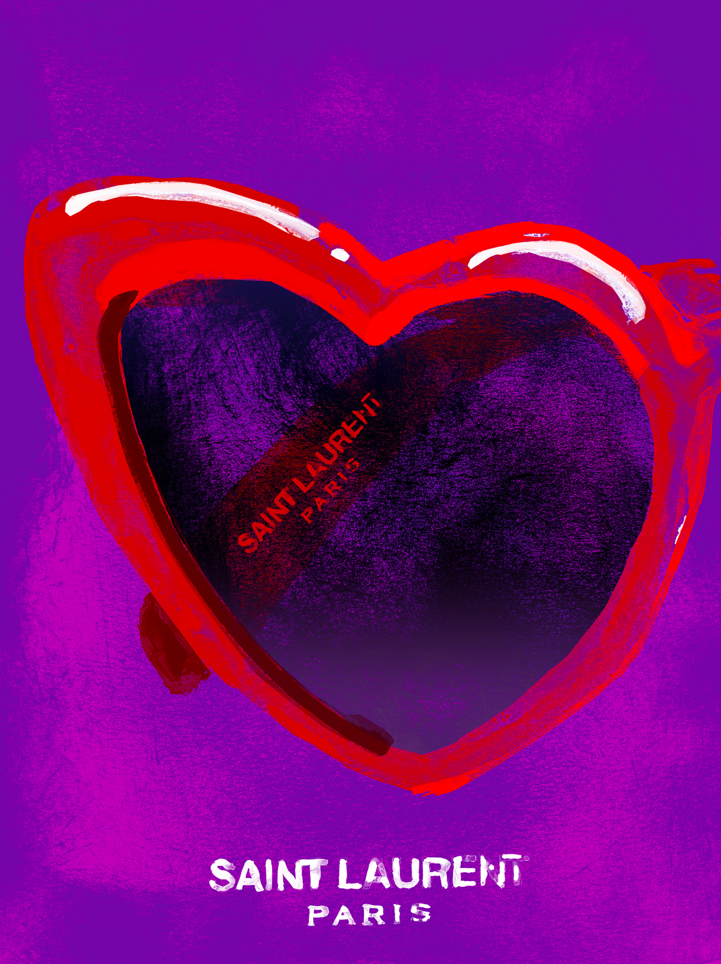 YSL Heart Art Prints (5 colour variations) - Kenya Fundraiser