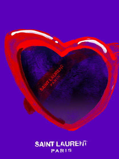 YSL Heart Art Prints (5 colour variations) - Kenya Fundraiser