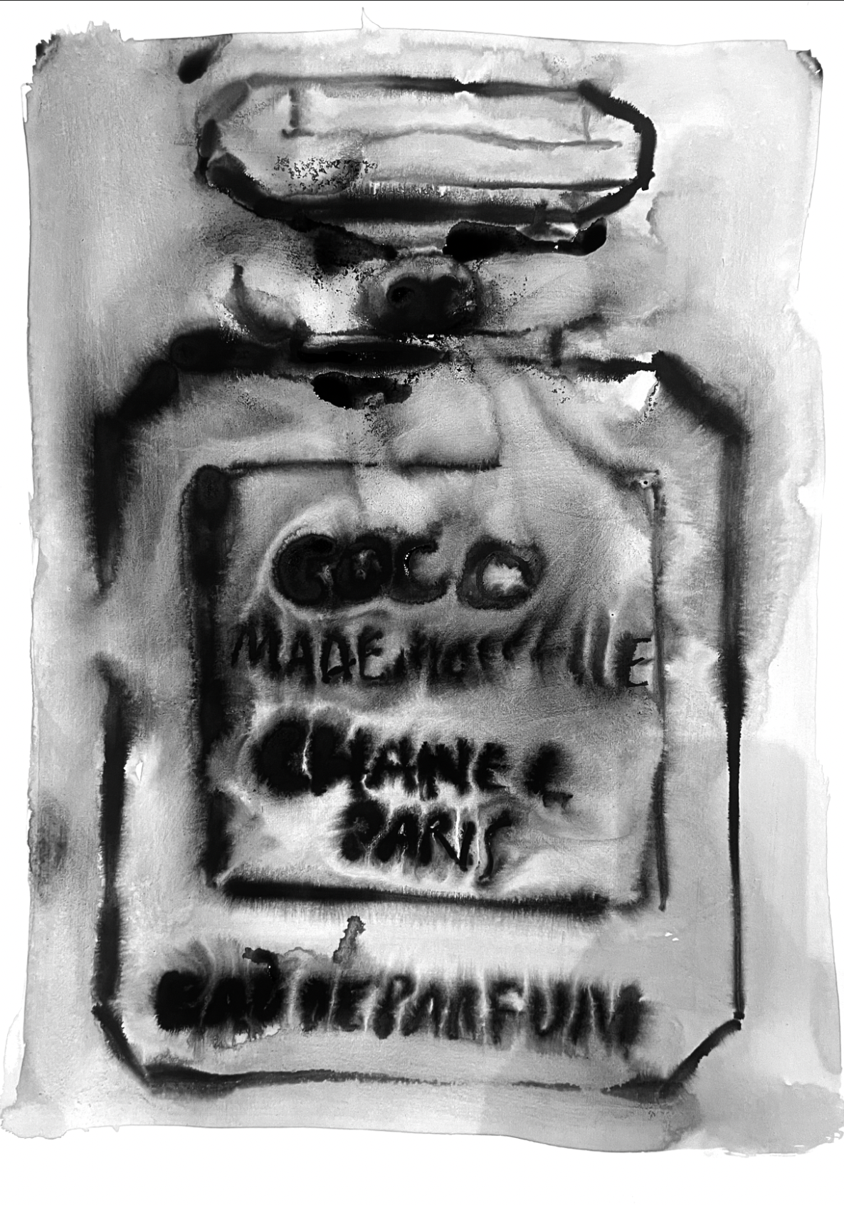 Coco Mademoiselle Chanel Bottle Art Print – Kenya Fundraiser