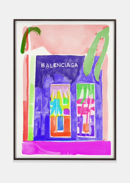 Balenciaga Beverly Hills Day   Art Print – Kenya Fundraiser