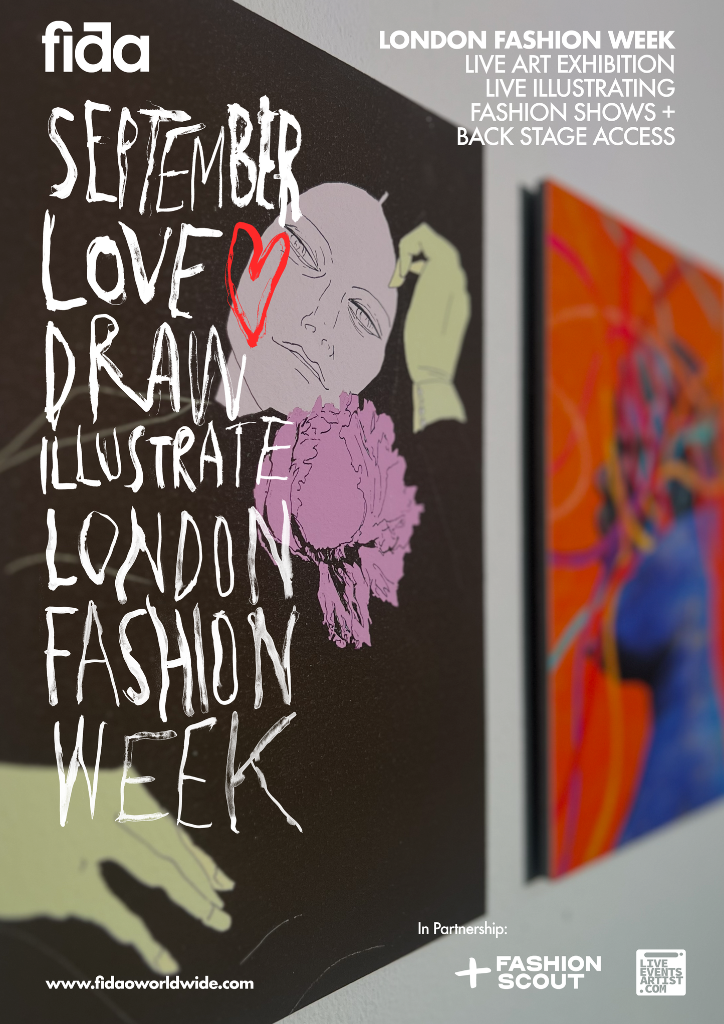 LOVE.DRAW.ILLUSTRATE. -  London Fashion Week Experience & Exhibition