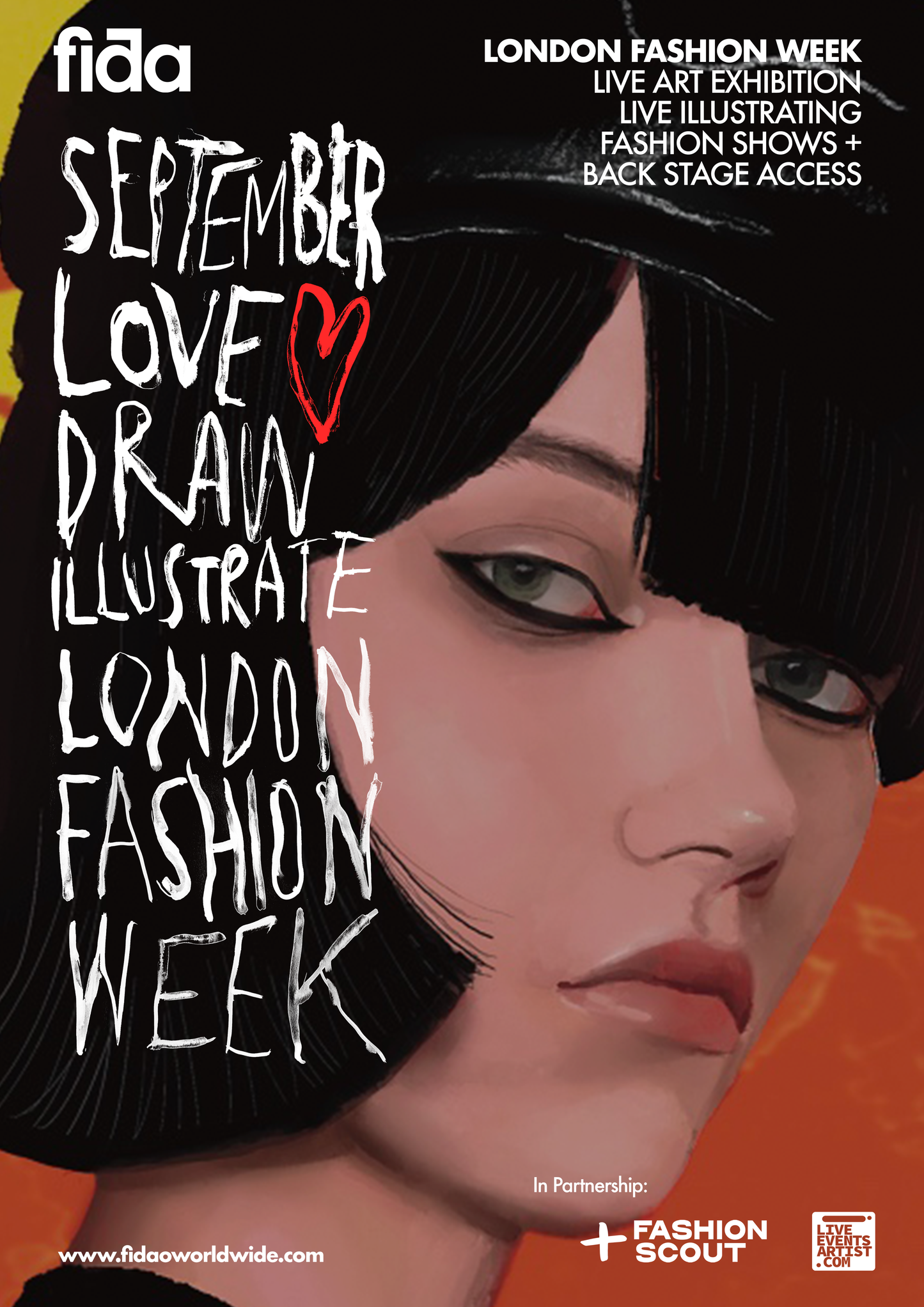 LOVE.DRAW.ILLUSTRATE. -  London Fashion Week Experience & Exhibition