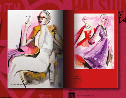 Fida x Halston e-Magazine cover 2