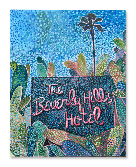 Beverly Hills Hotel Leaves & Tree Art Print – Kenya Fundraiser