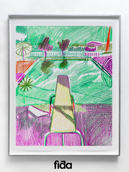 Beverly Hills Pools Art Prints (3 colour variations) – Kenya Fundraiser