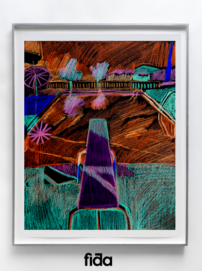 Beverly Hills Pools Art Prints (3 colour variations) – Kenya Fundraiser